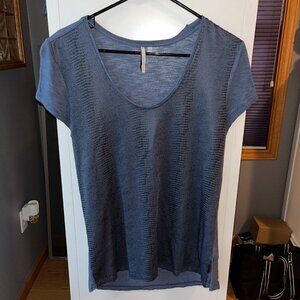 Calvin Klein Navy Blue Snake Print T-shirt Medium